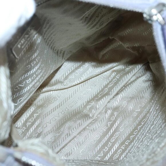 PRADA Shoulder Bag Nylon Purple Silver Auth ti3319 - Picture 9 of 16